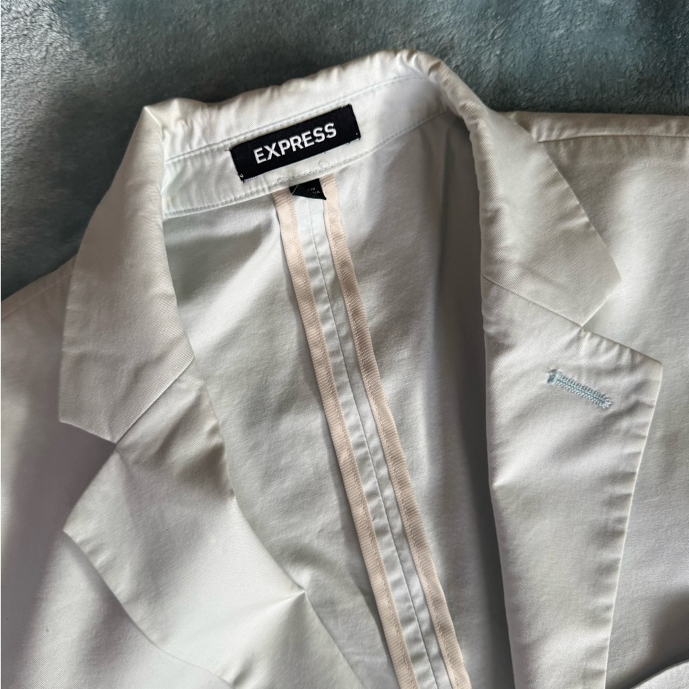 Express light blue Blazer with Navy Lining